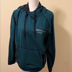 American Eagle Outfitters Dark Teal Hoodie